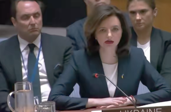 坚决不跪！乌克兰女外交官于联合国激昂陈词，我要向俄罗斯宣告一则坏消息，乌克兰绝不