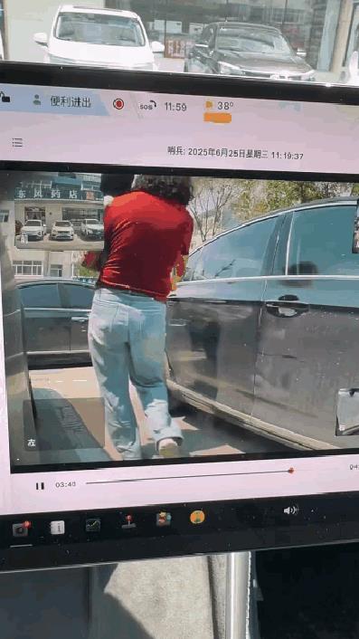 车间距这么宽也能被开门杀，电车哨兵模式真是个伟大的发明