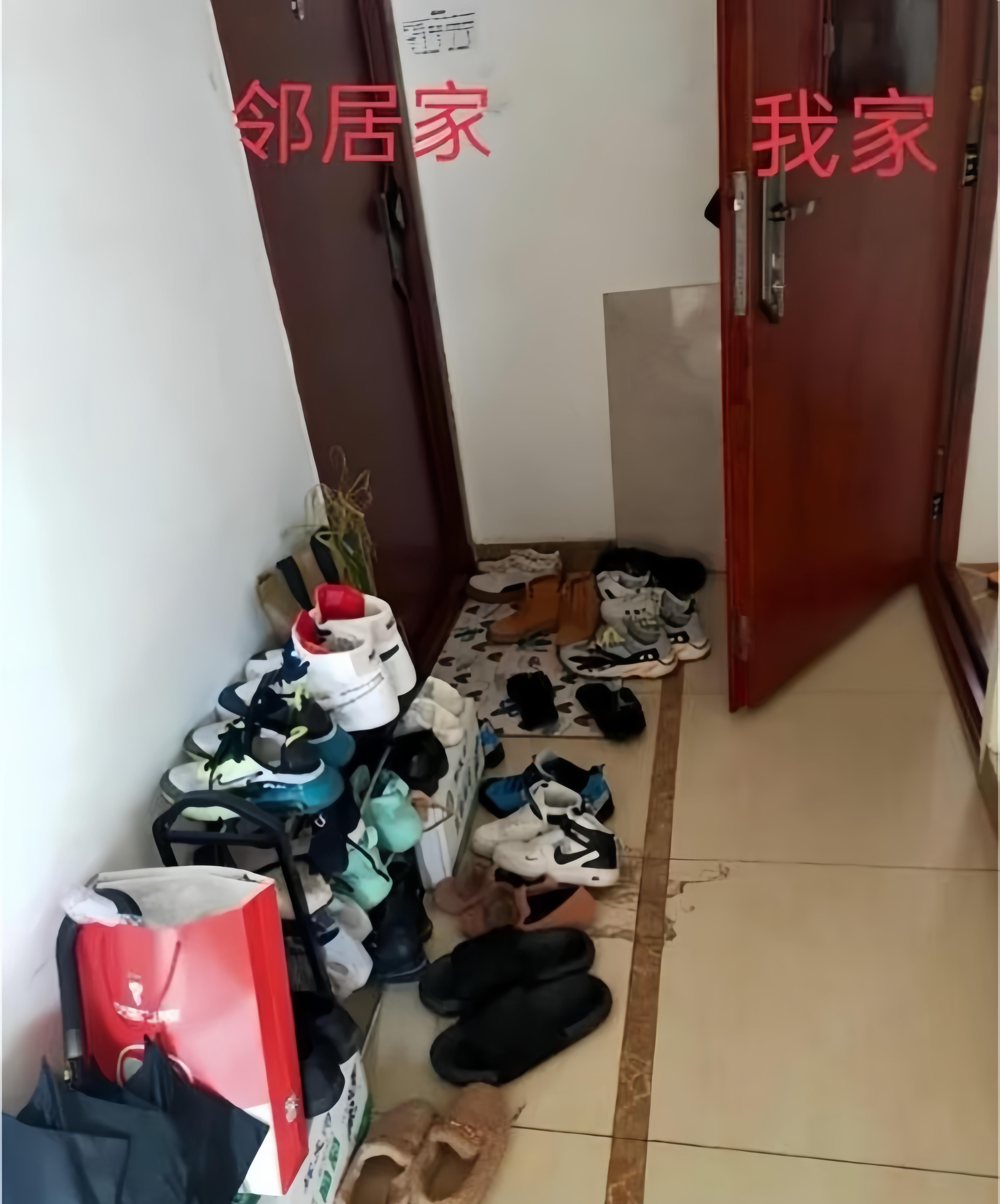 遇上这样的邻居真是倒霉！
想问大家，这样怎么处理？

人家说她没放过界，以中