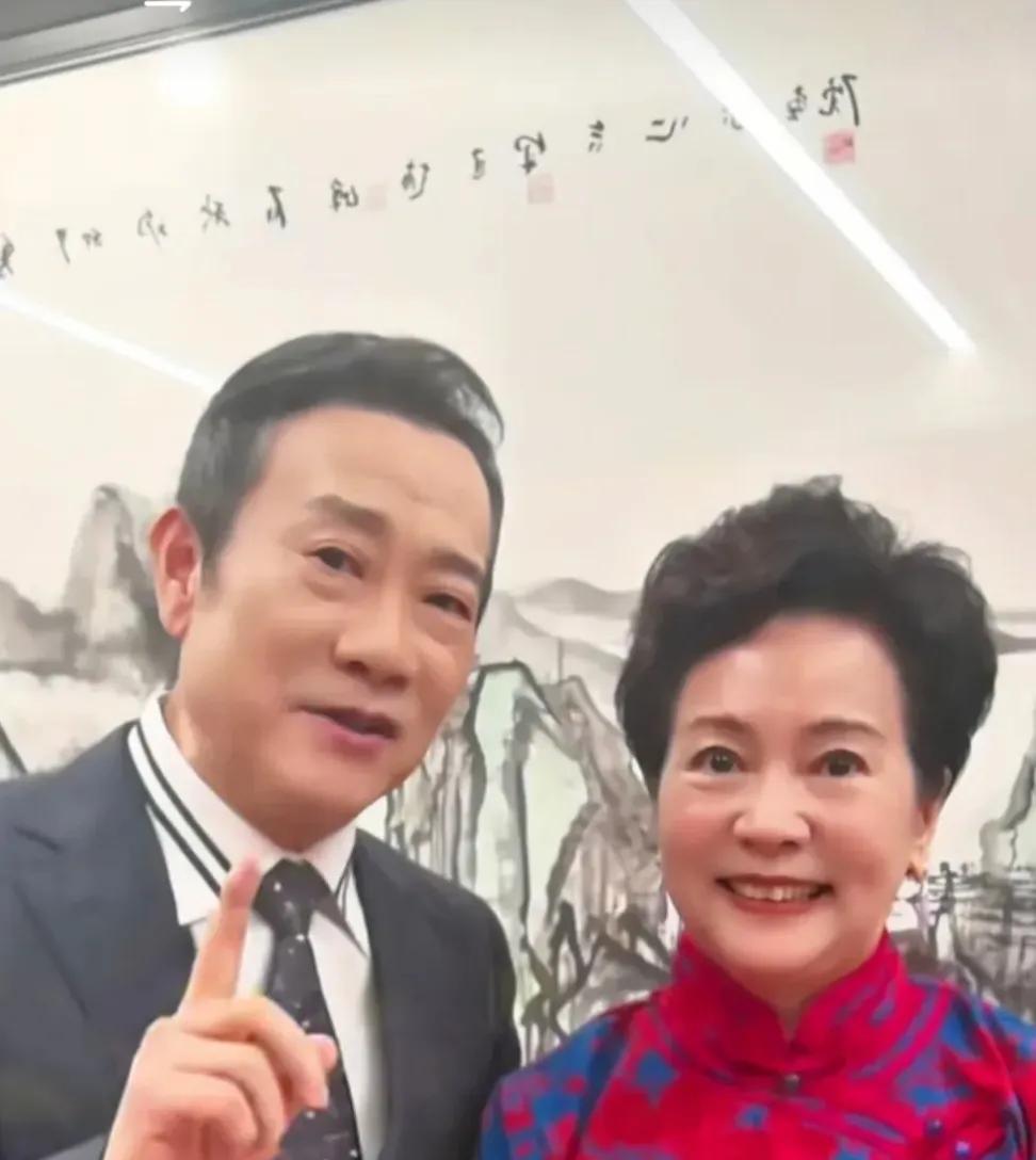 这位女士和这位男士今年都是66岁，这女士是演员也是商人，她在电影《喜盈门》里饰演