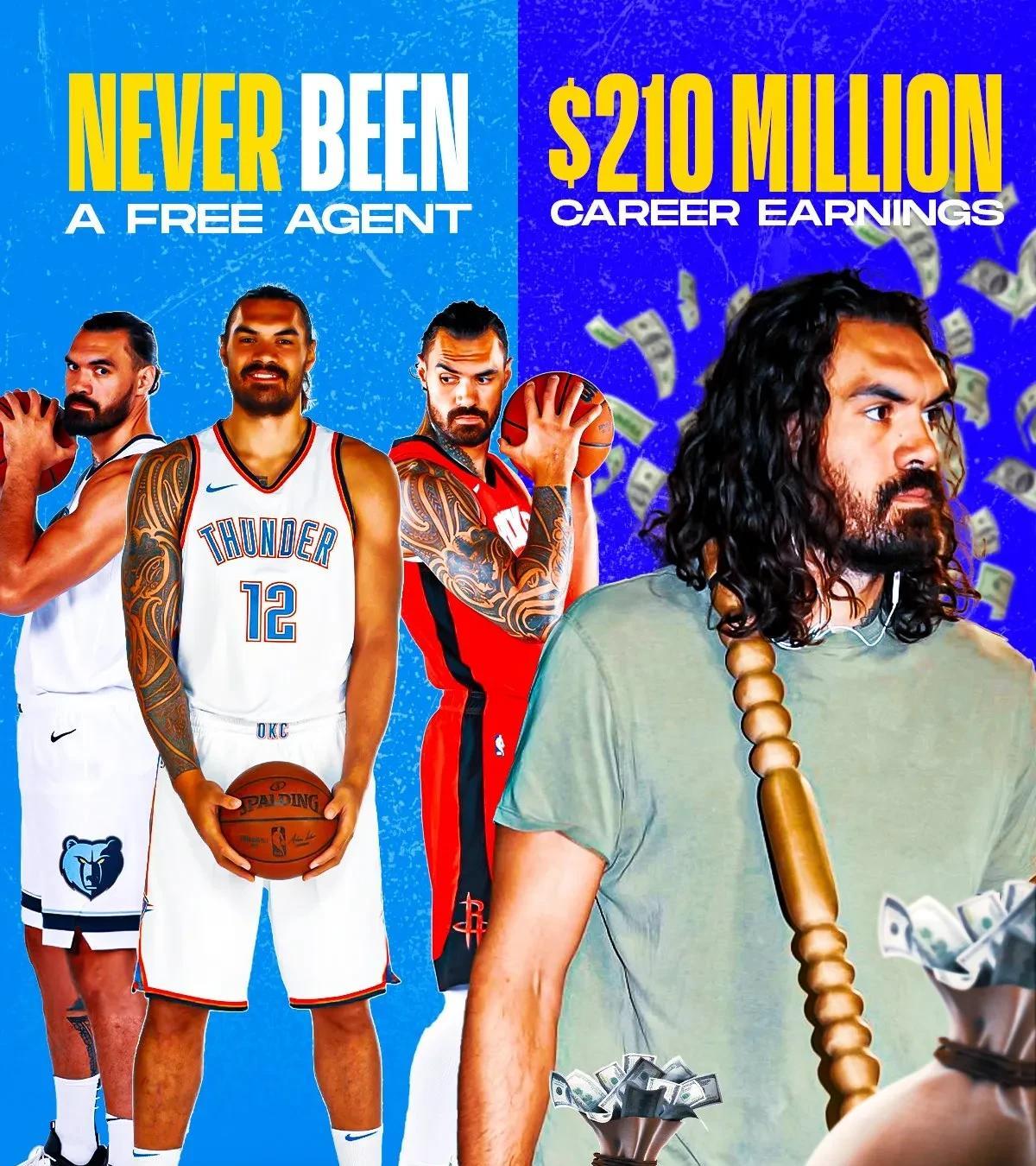 NBA的香饽饽，亚当斯职业生涯全部都是提前续约！
今天火箭宣布与亚当斯签下了一份