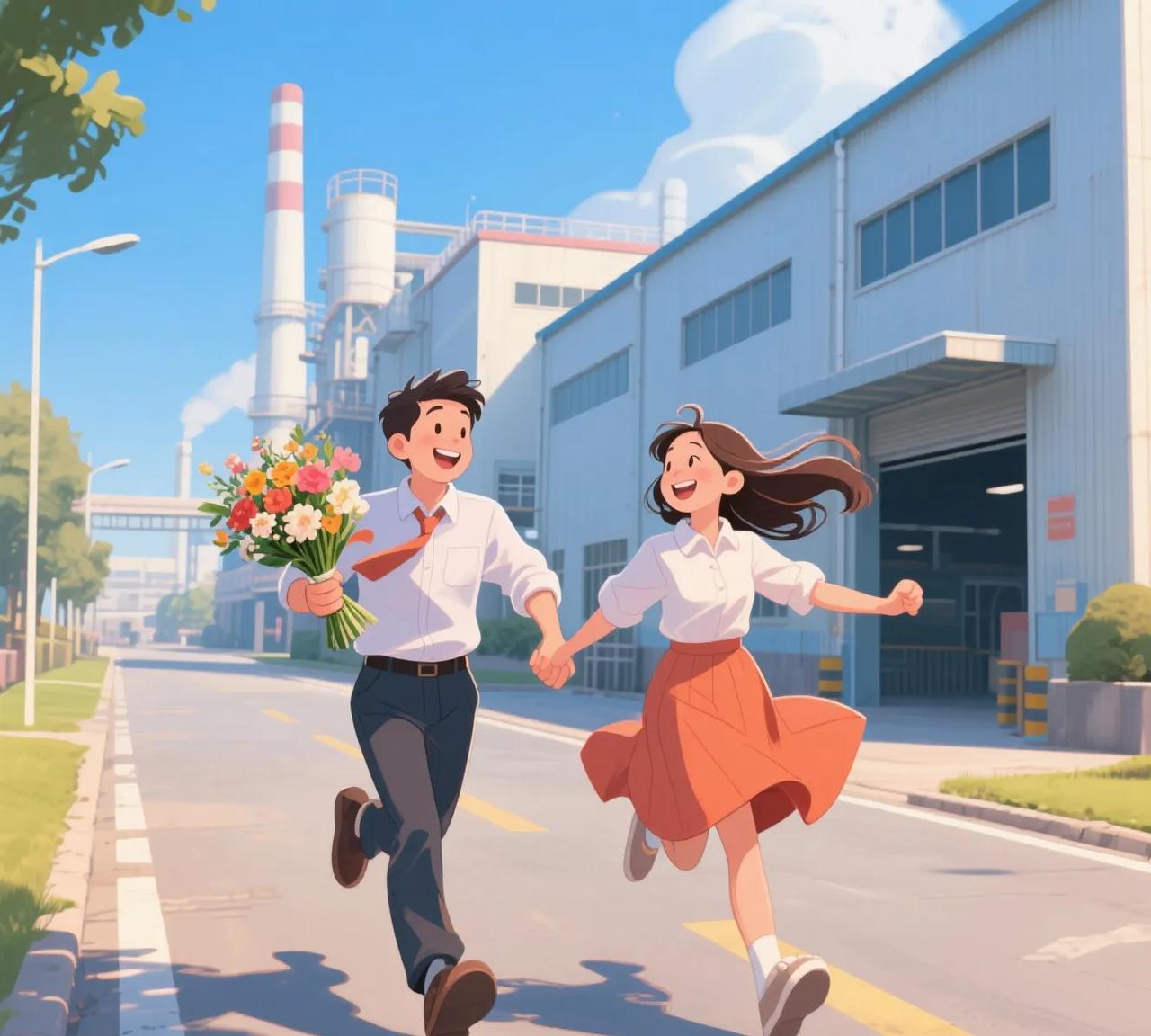 马文和黄荣荣结婚了，这消息很快传遍全厂。听说这事后，大伙都不相信是真的，他俩咋可