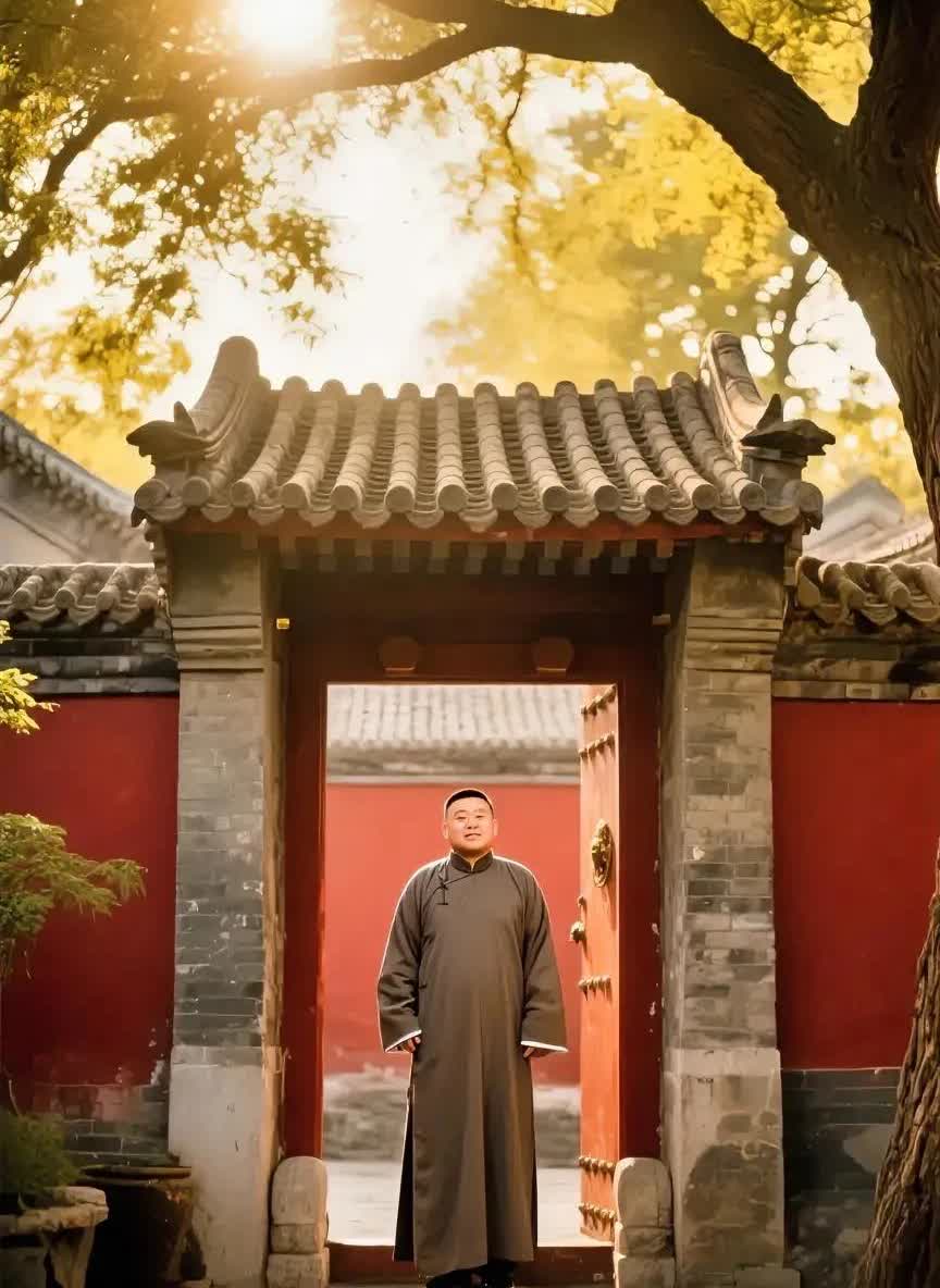 郭德纲为徒弟小岳岳站台
   昨晚，岳云鹏“非要唱”演唱会现场，师父郭德纲为其