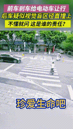 都是“快”惹的祸！
斑马线上，黑车自觉让行，白车肆无忌惮，行人慢慢悠悠……

