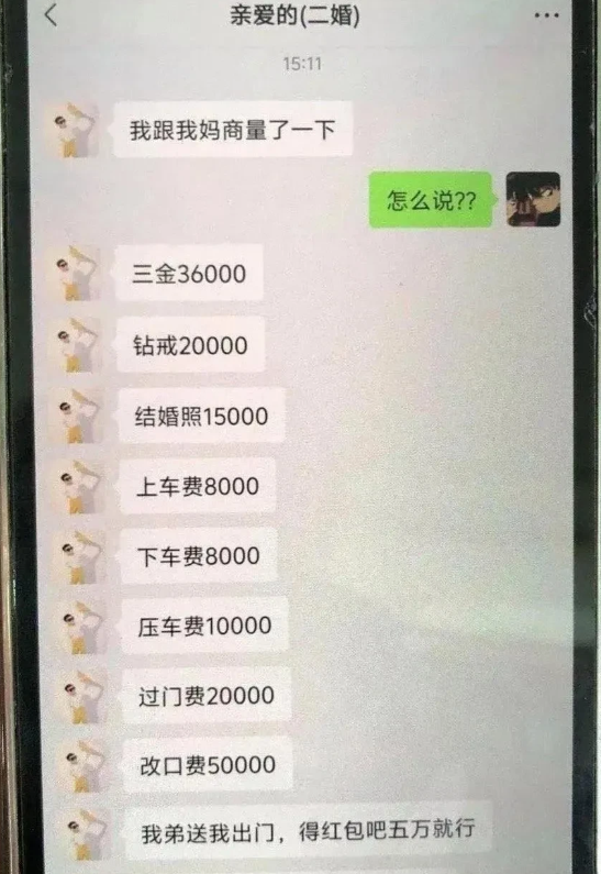现在我终于知道现在为什么这么多人不想结婚了……

