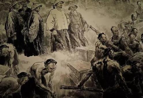 1840年6月，英军舰船陆续抵达珠江口外。林则徐上书：“英国人炮利船坚，但腿脚僵