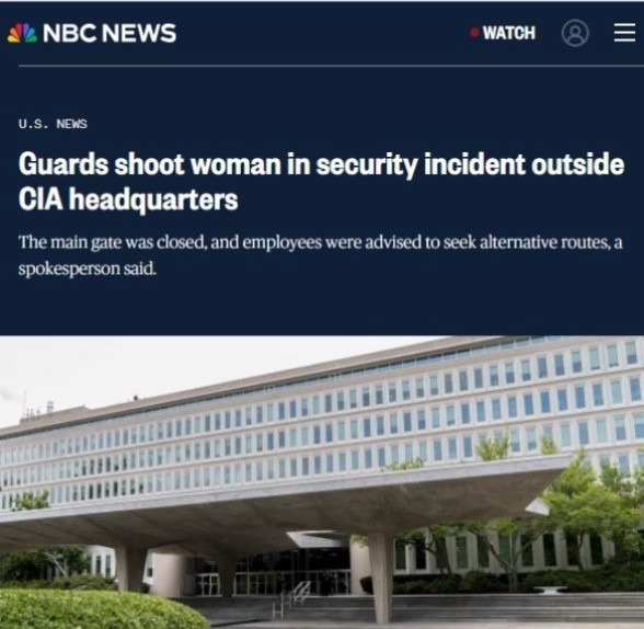 女子开车撞CIA总部挨枪子











凌晨四点，寂静被一声巨响打破，