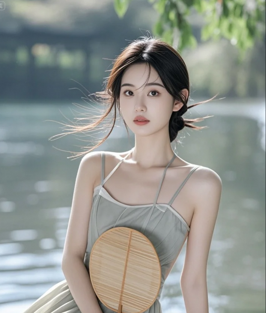 她在看湖，你却觉得她在等你开口