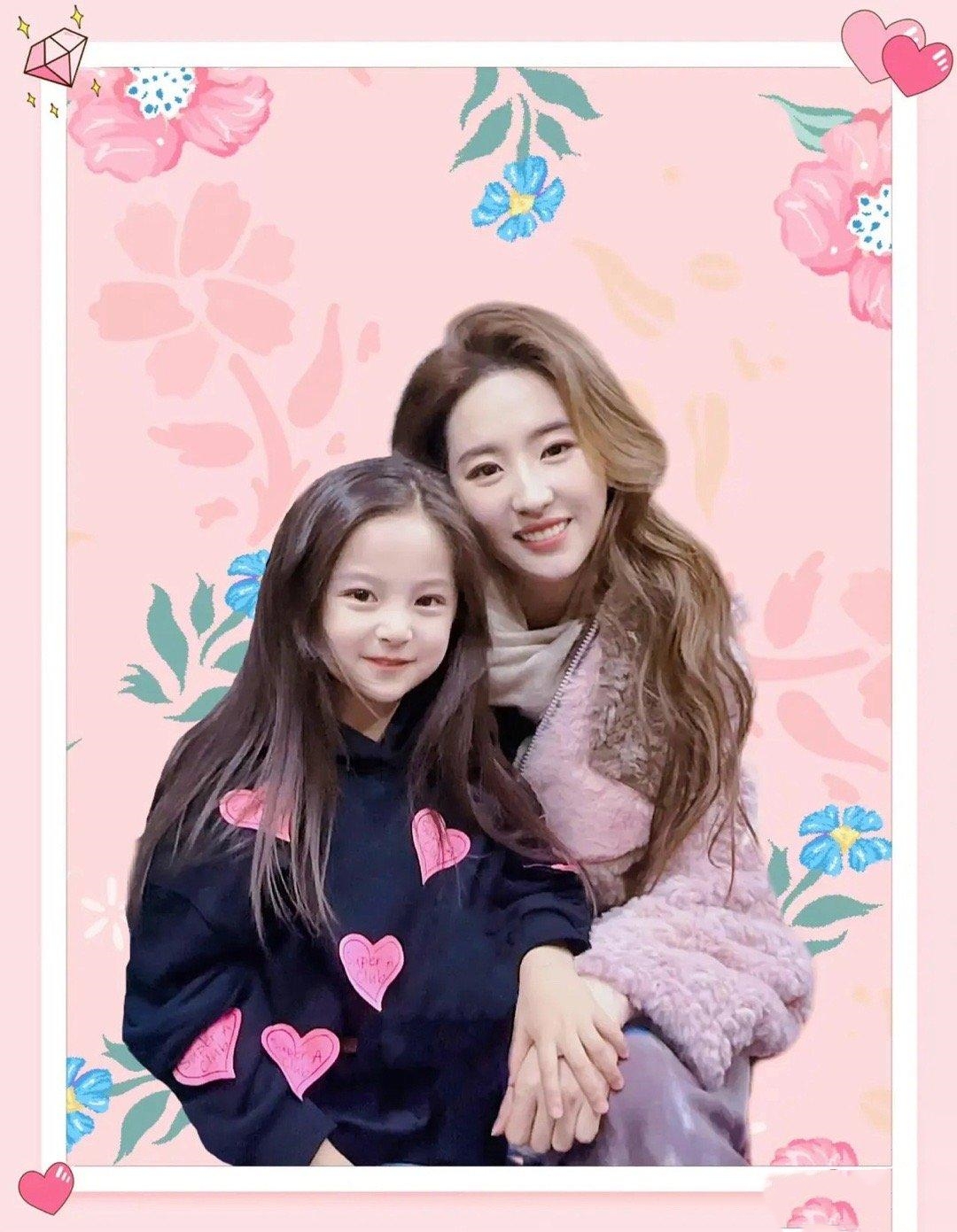 现实里的刘亦菲，想必也想要一个女儿吧？