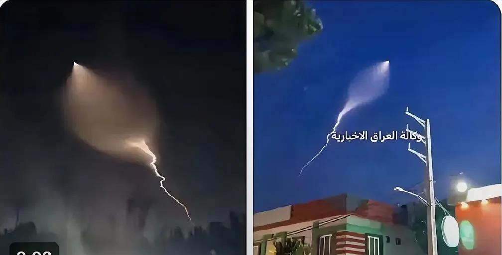 6.18之夜伊朗所说的大事，就是这个歪歪扭扭的不规则的气体流和蘑菇云吗？