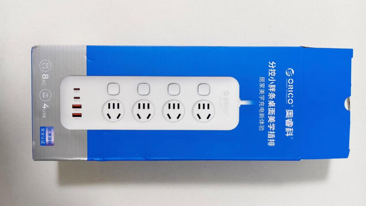 安全无小事，用电需谨慎|奥睿科新国标8位分控小胖条插排，提供全方位安全防