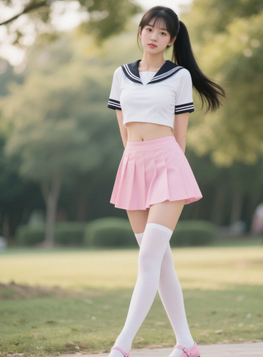学院派甜心运动日常 教科书级别的完美身材