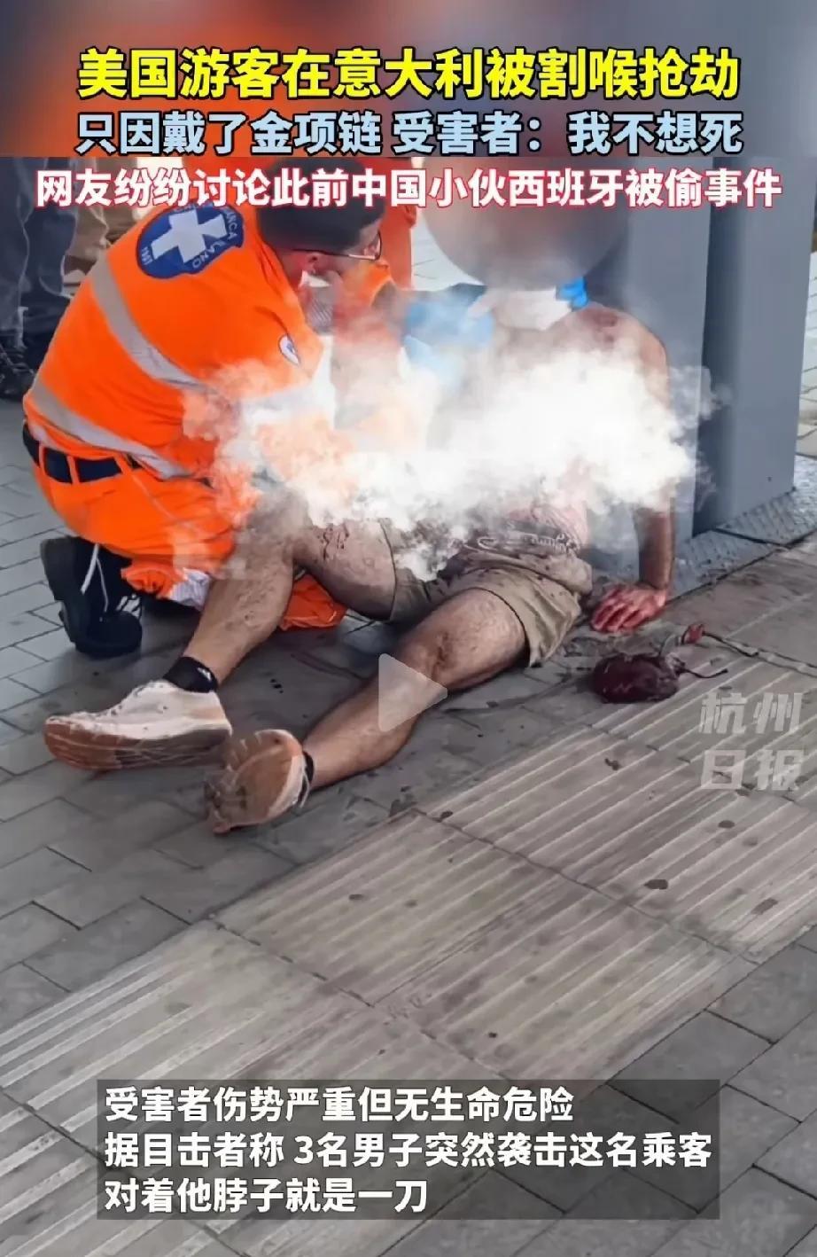 看看这回意大利警 察怎么办！
唉，欧洲已经沦陷了，早已不复往日辉煌。偷盗，抢劫屡