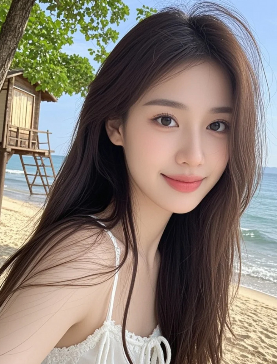 阳光吻过脸庞，我在海边等一个你。
