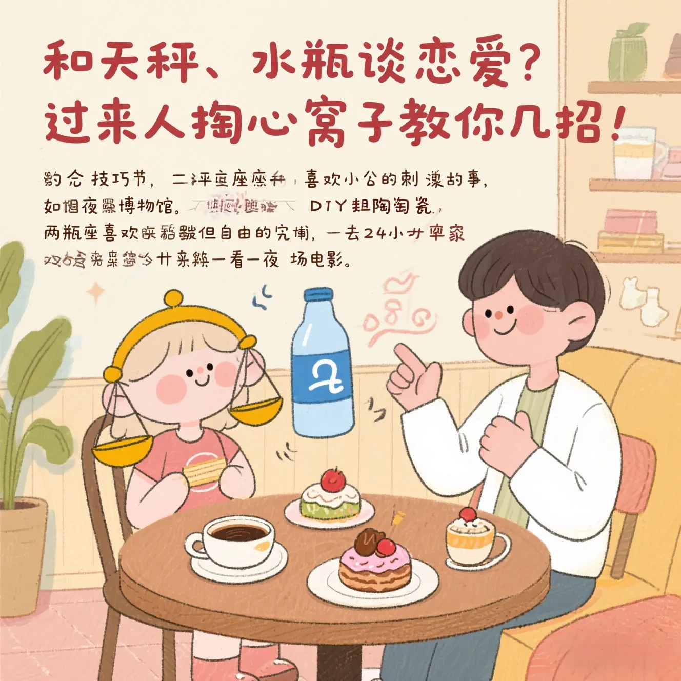 和天秤、水瓶恋爱？记住这3招！