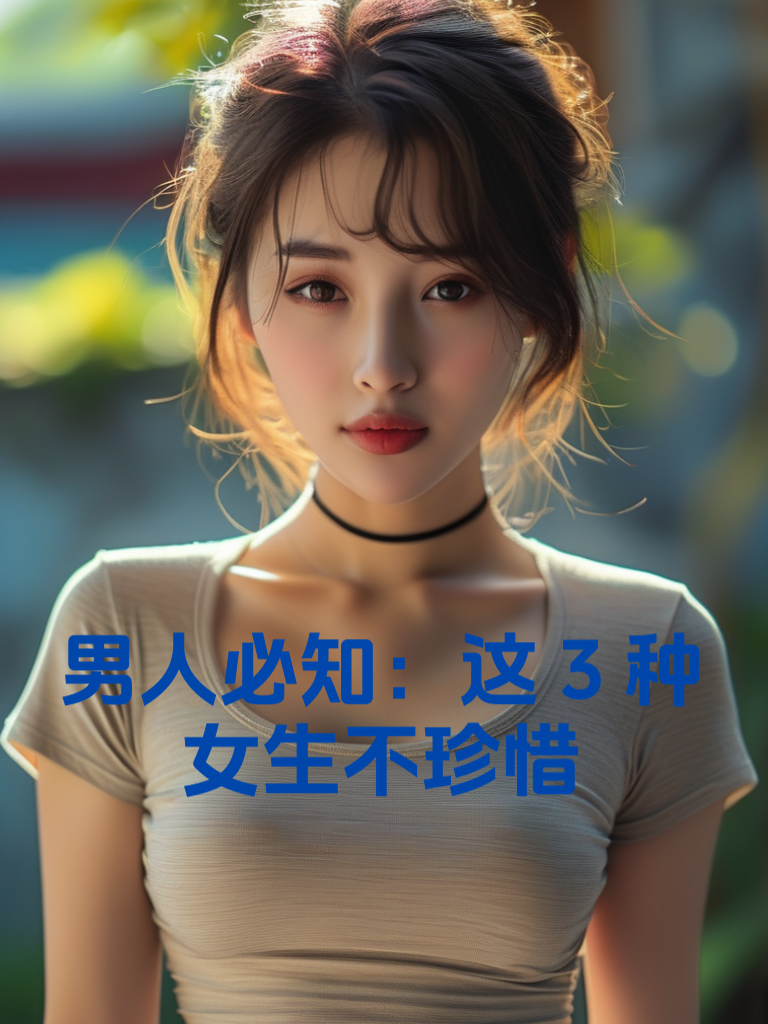 男人必知：这3种女生不珍惜