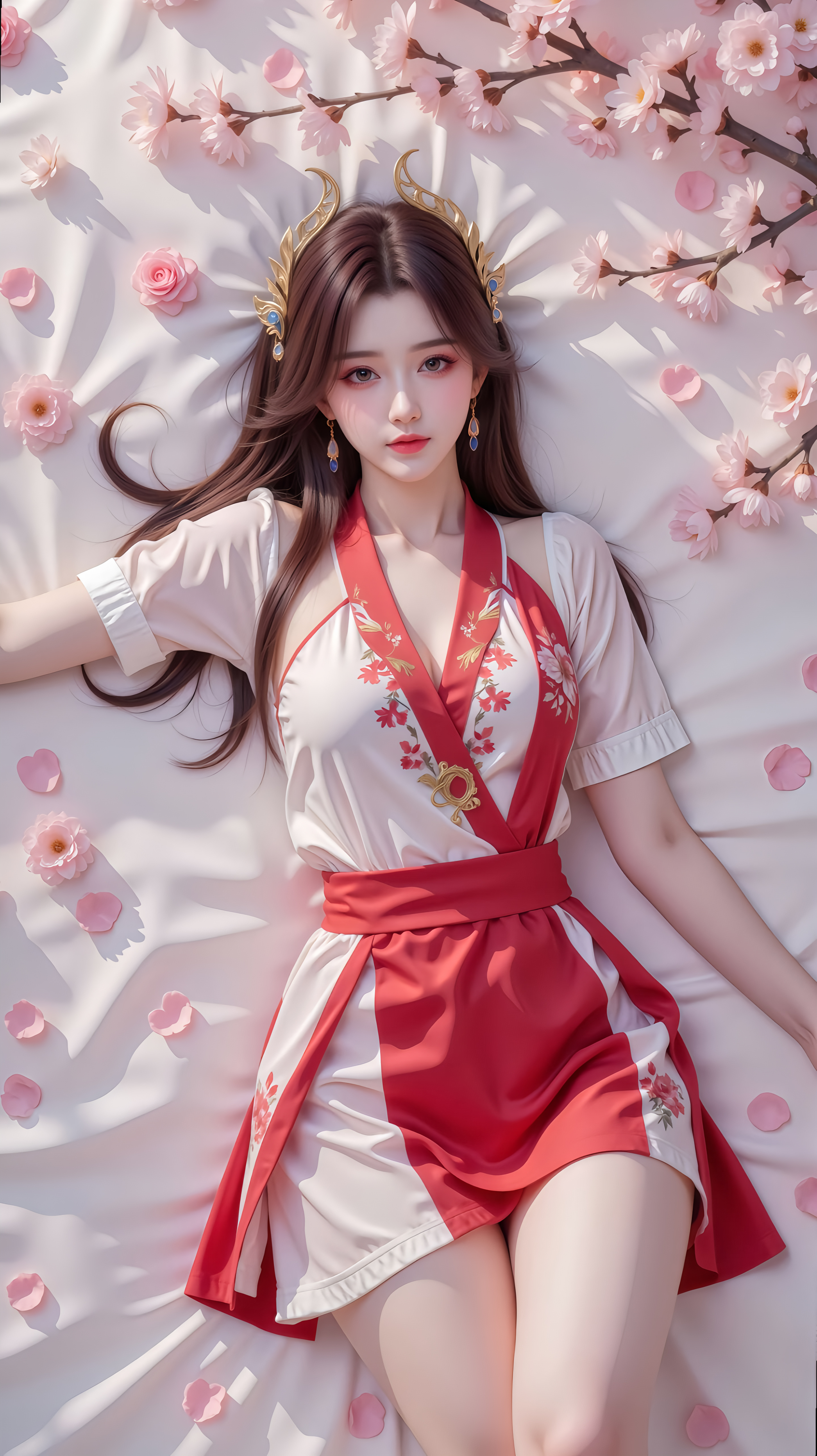 国漫女神AI绘画无水印壁纸：斗破苍穹曹颖高清美图！
