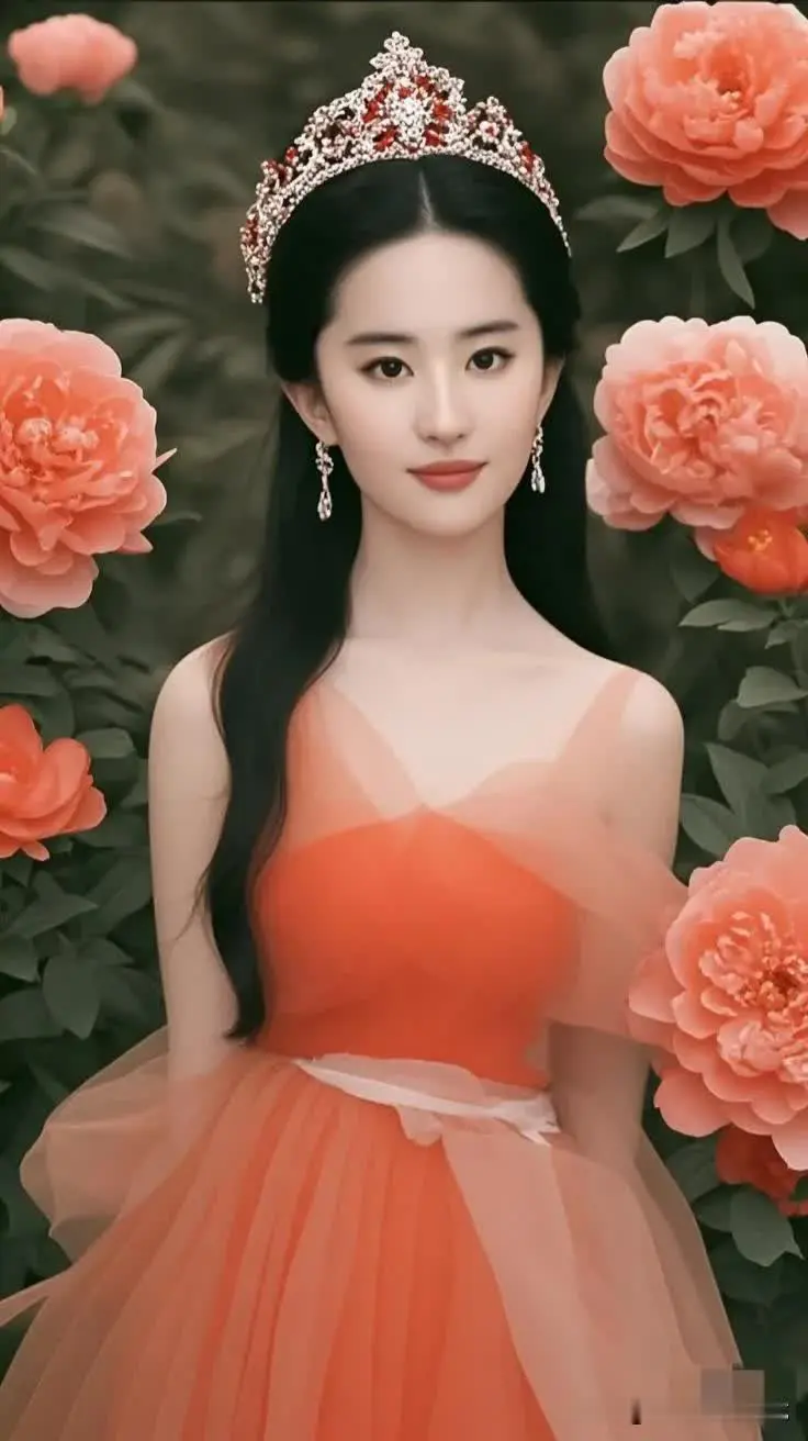 刘亦菲和赵丽颖富贵牡丹图，那个更美？