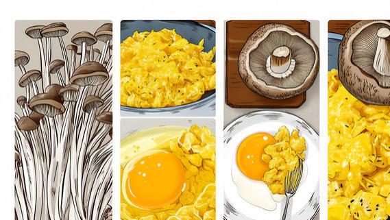 家常美味香菇炒鸡蛋：香气四溢的经典做法