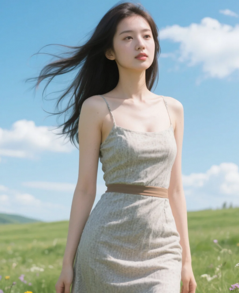 在这辽阔天地间，她的魅力无法被遮掩。