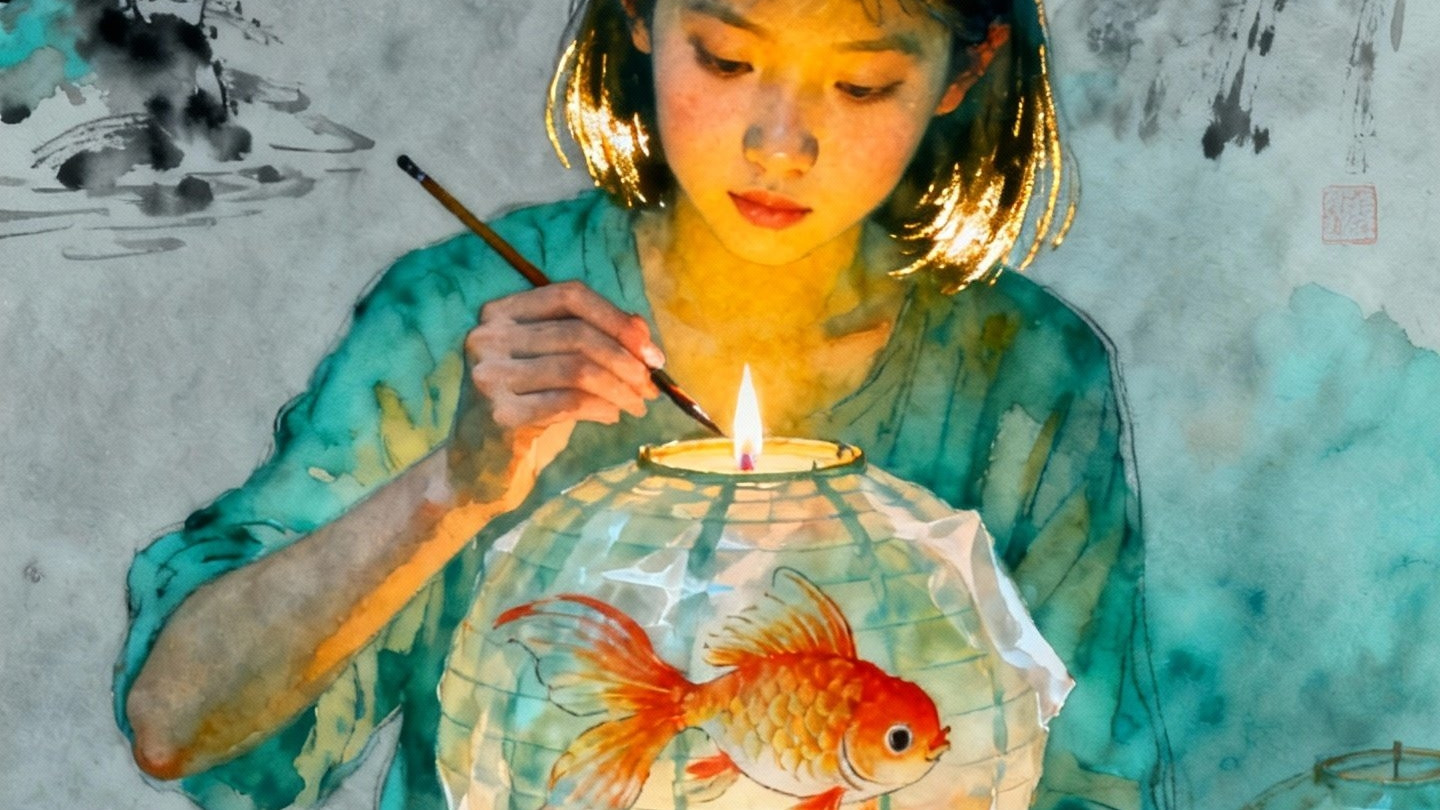 笔尖触纸的瞬间，我仿佛听见她睫毛上凝结的霜花簌簌落下的声音！