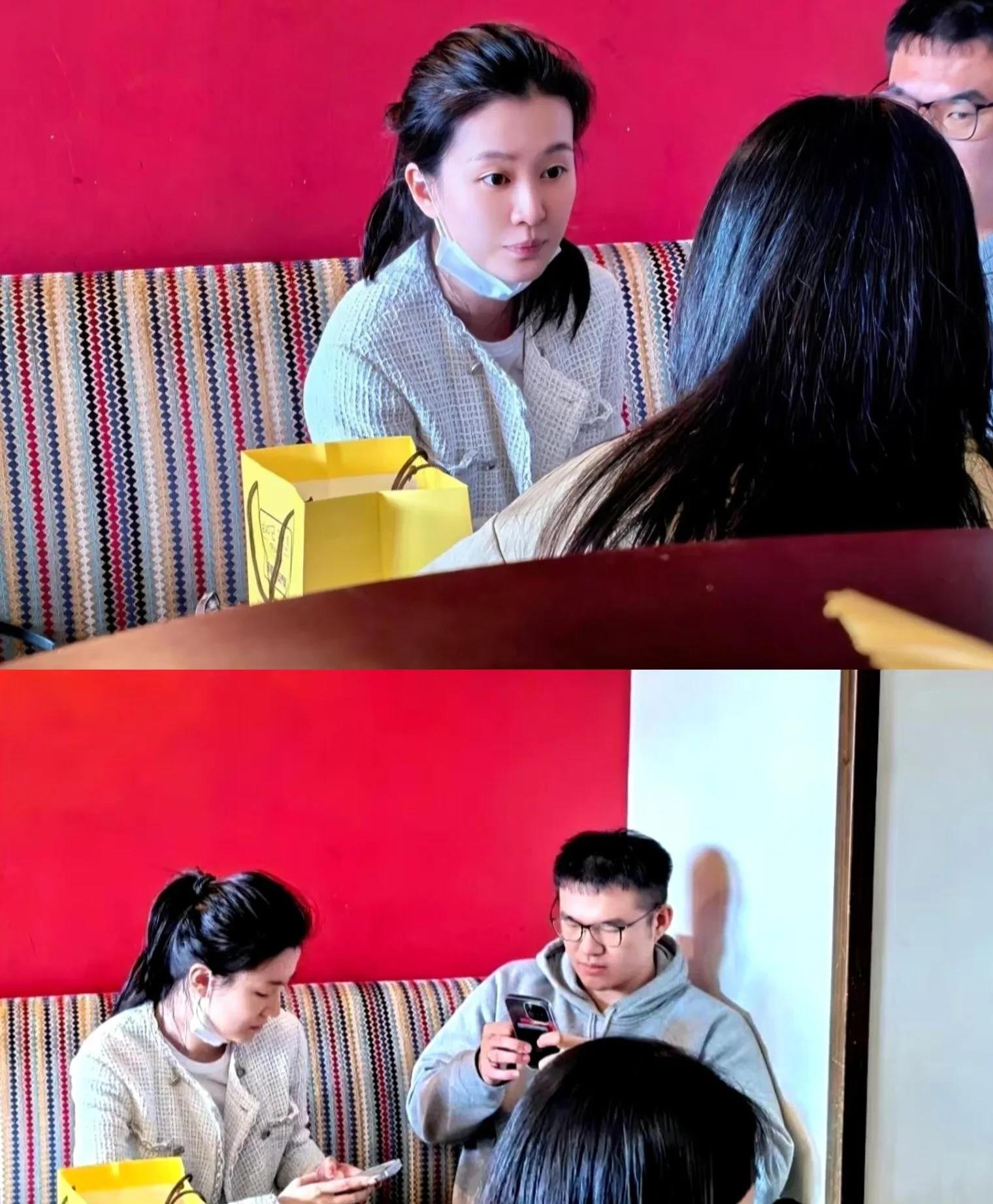 妈呀！ 乔欣老公真长这样？ 网友扒出两人澳门约会照，男方穿着老头背心在路边摊啃牛