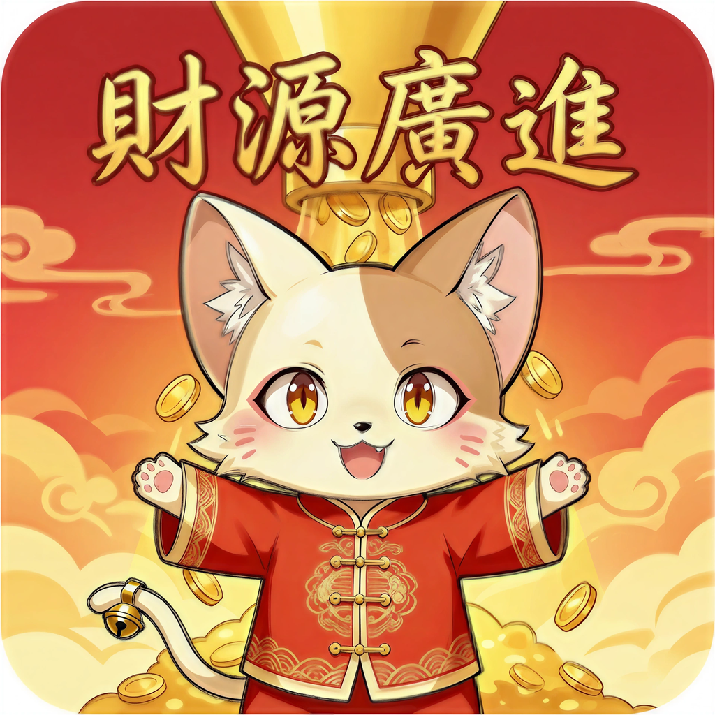 新年招财就找它！福运猫黄猫熙和自带金闪闪属性，躺着啃鱼干，照样给你送满溢财气