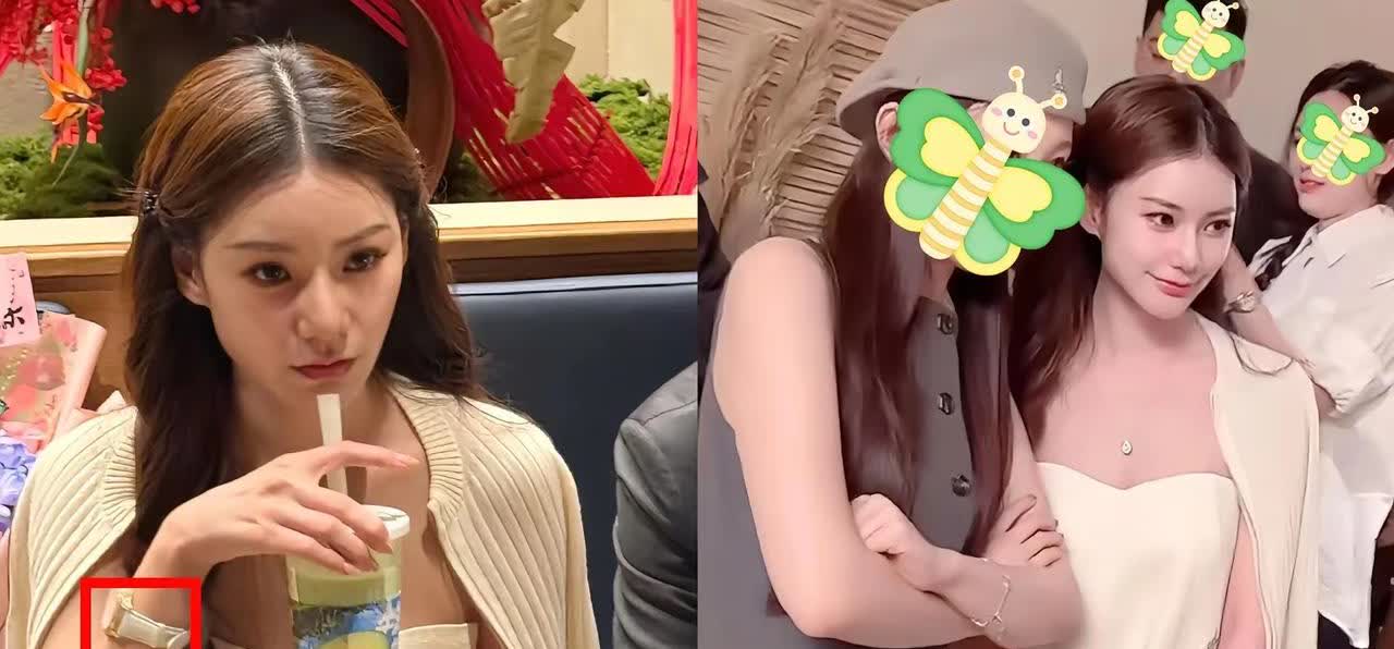 马筱梅不愧是董事长夫人呀，行头很富贵。马筱梅这次公开露脸，一个胳膊带一块表，为了
