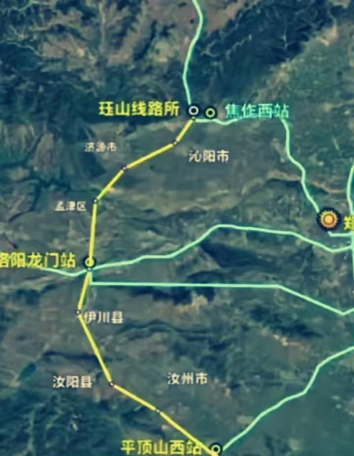 呼南高铁在河南境内有双通道，一条是走洛阳，一条是走郑州，这是以前的老说法。
不过