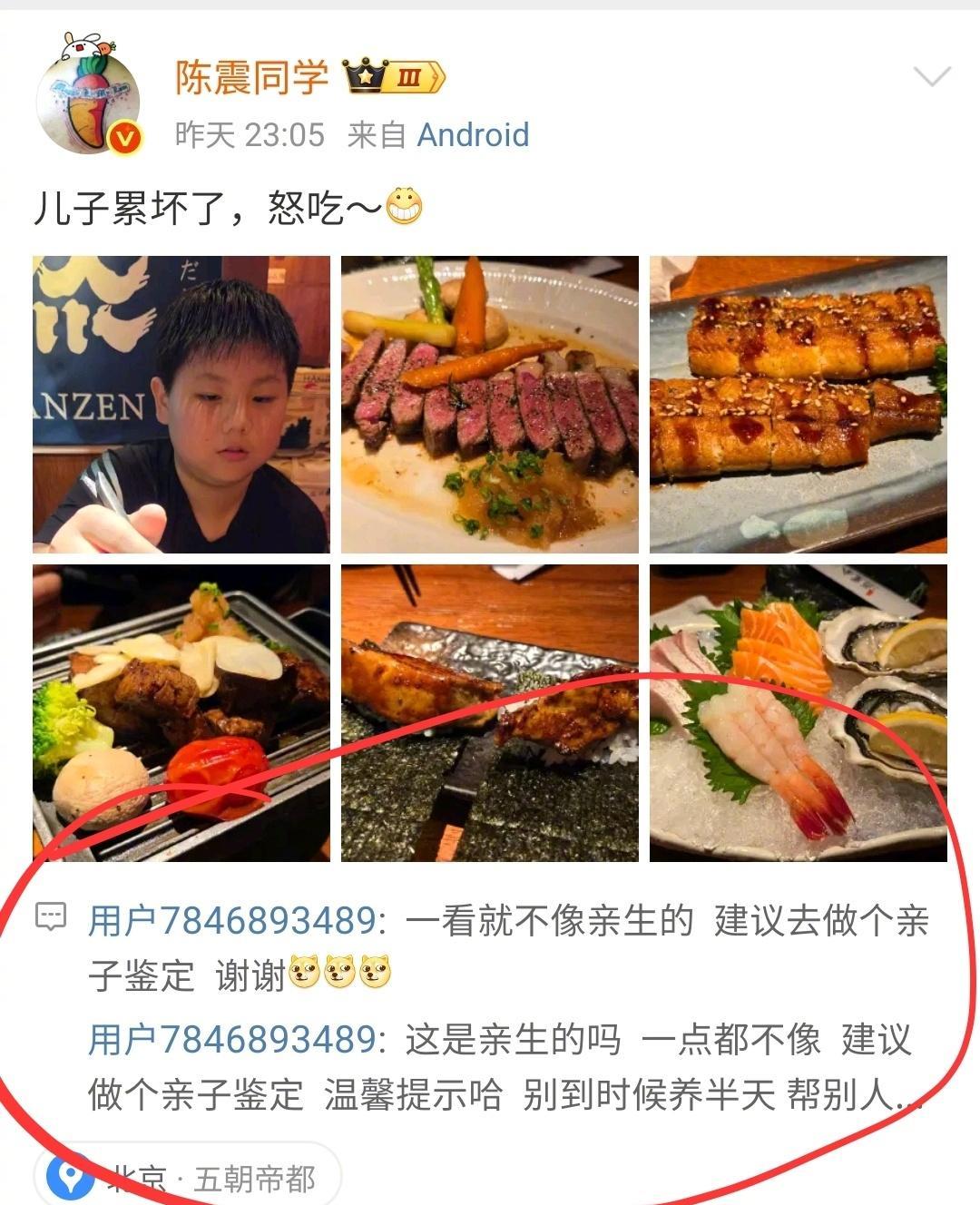 陈震，这个群体你惹不起，要不你道歉一个月吧，或者退出互联网吧！我没有关注陈震，因