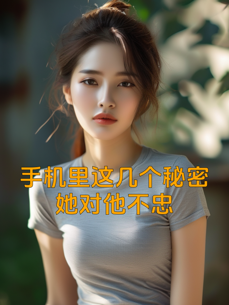 手机里这几个秘密，她对他不忠！