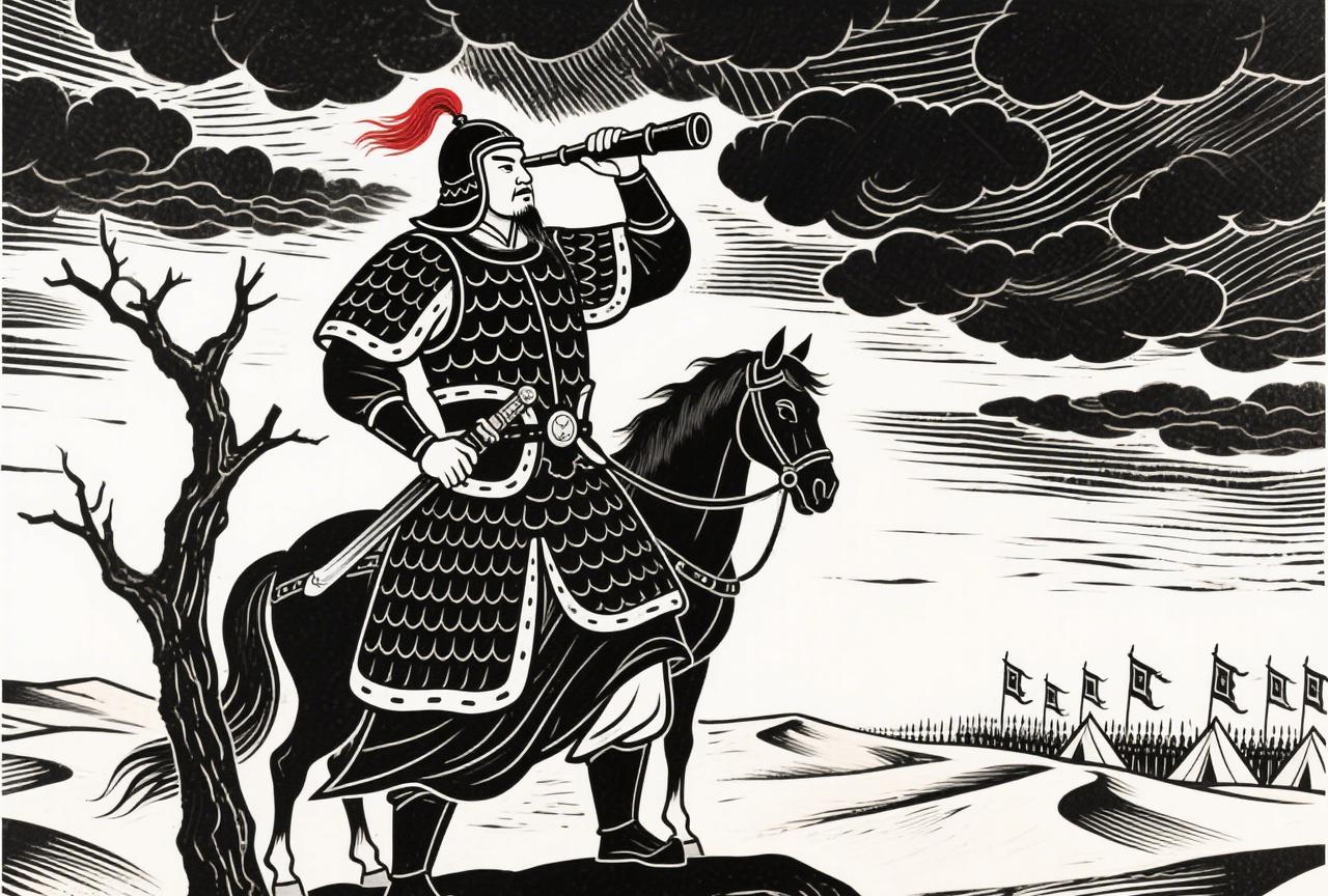 匈奴经常纵兵侵略，汉文帝于是下令诸多将军在各关口驻扎屯守；
他不放心，常常亲自去