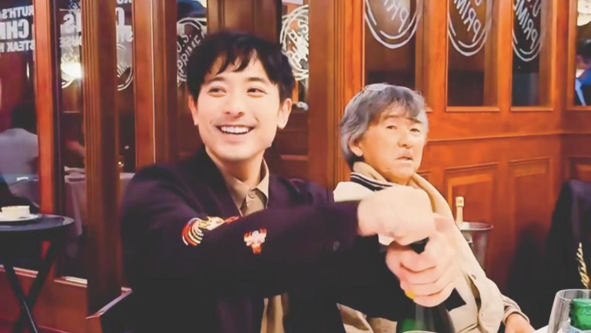 林子祥儿子庆祝40岁生日，三代同堂叶蒨文也在，女儿罕露脸像爸