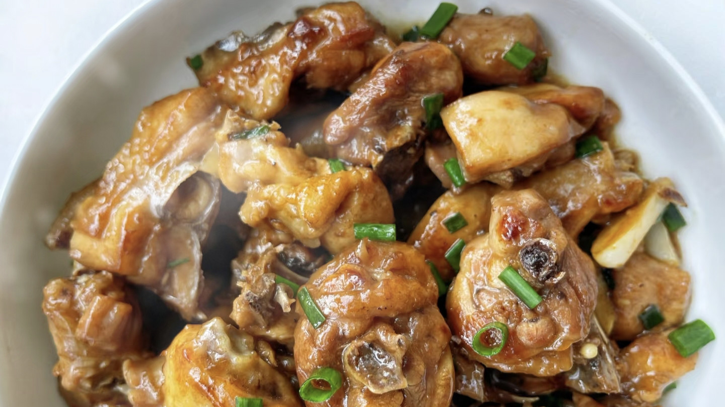 这锅葱油焖鸡让我成了全家“米其林”