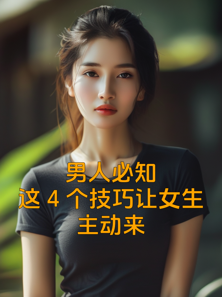 男人必知：这4个技巧让女生主动来