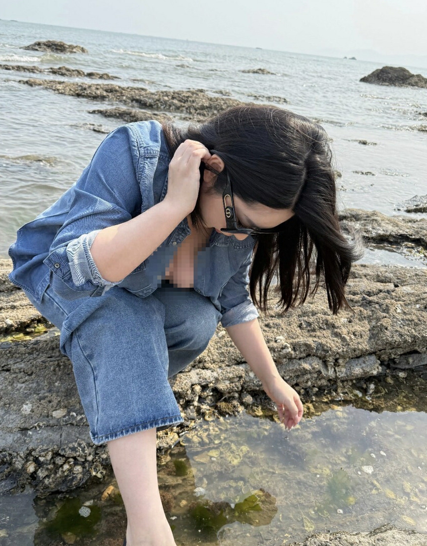 好清澈的海水~
