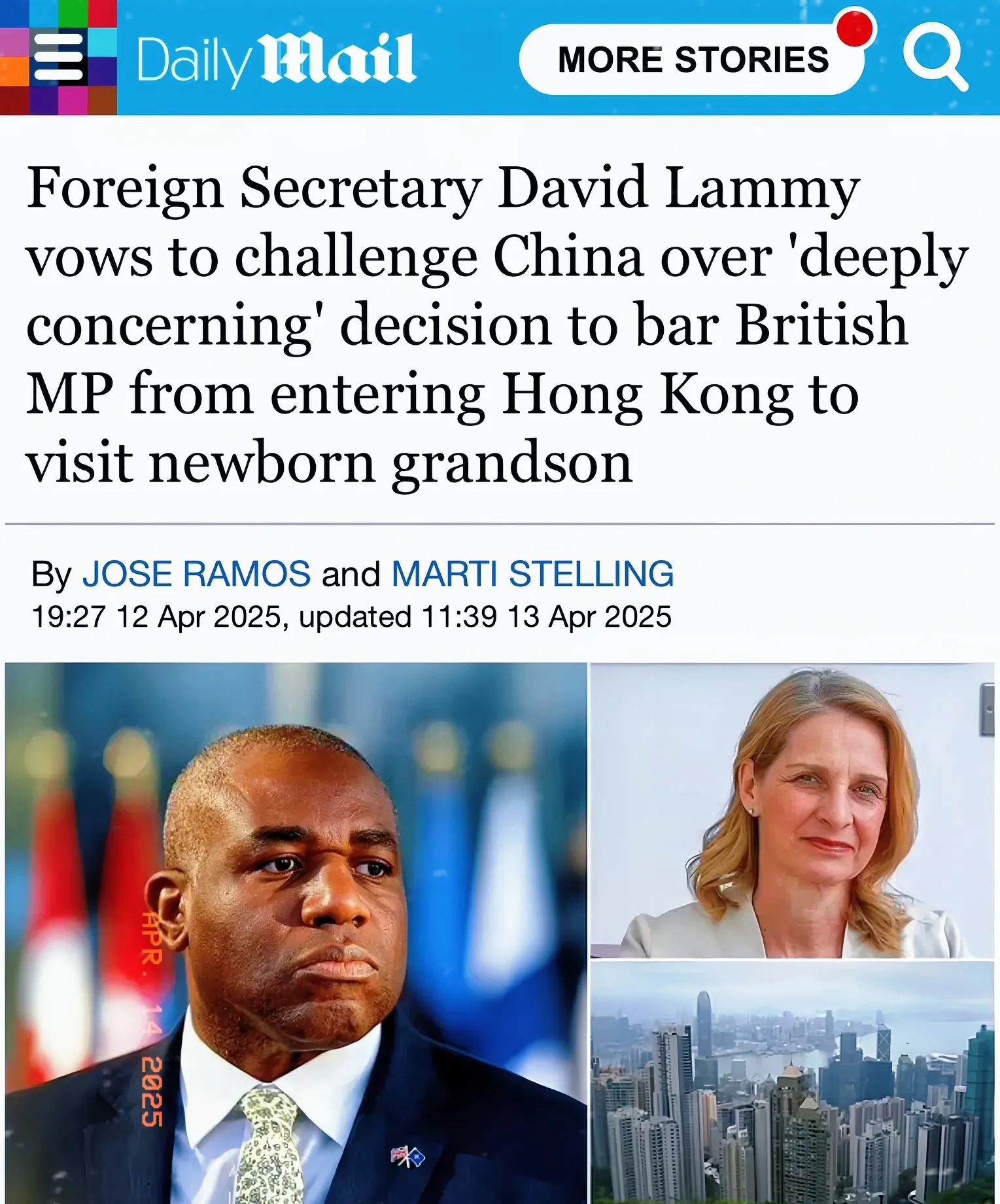 英国议员被拒入境香港











我滴乖乖，英国议员不让进香港看他孙子