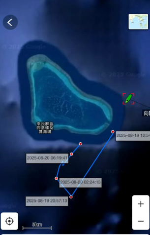 大国，不可能任由小国一直这么挑衅的。

两艘科考船向阳红号和珠海云号，已经在黄岩