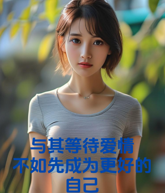 与其等待爱情，不如先成为更好的自己