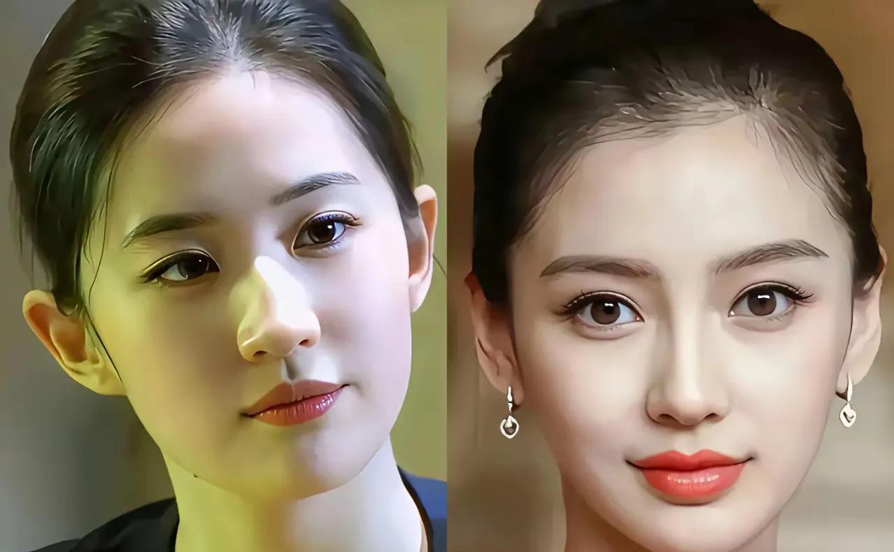 同样是大美女，
为什么感觉Angelababy更好看一些呢？
一个是不食人间烟火