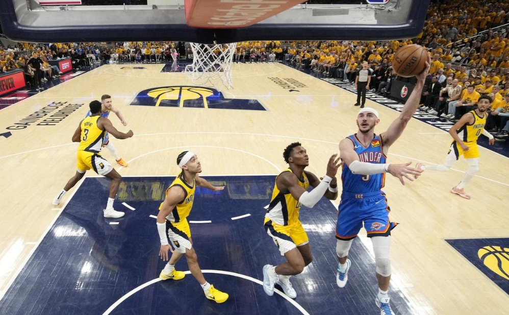 卡鲁索，雷霆夺冠需要你

nba总决赛G3场，步行者116-107雷霆，总比分2
