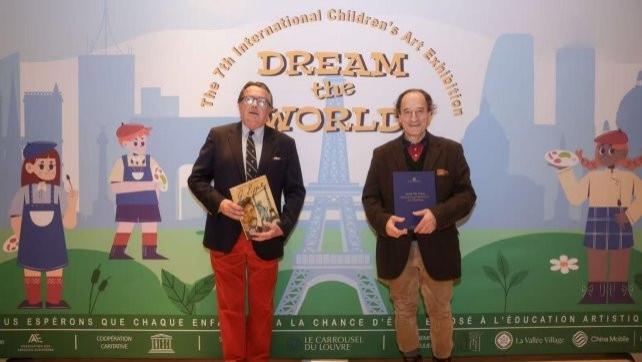 让童心照亮世界：第七届“Dream the World”国际儿童画展巴黎卢浮宫卡鲁塞尔举办