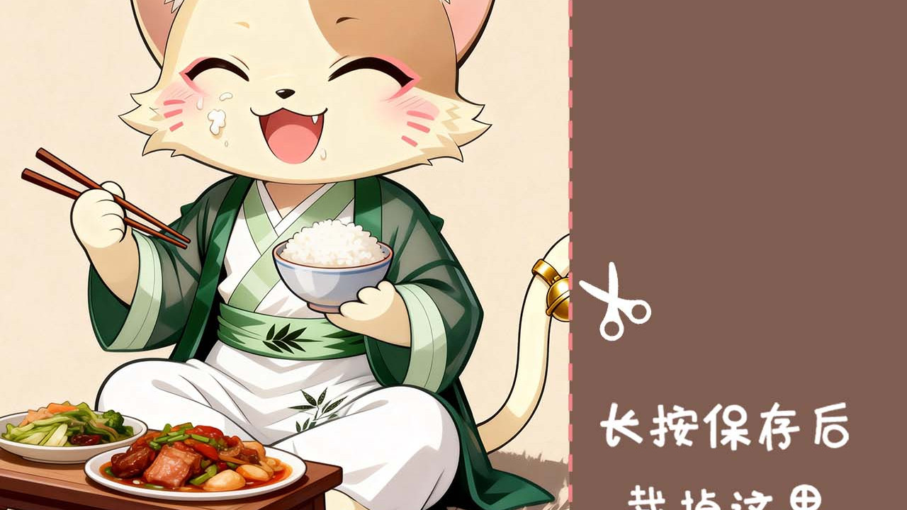 谁能不爱这只干饭招财黄猫，每天都有新惊喜！