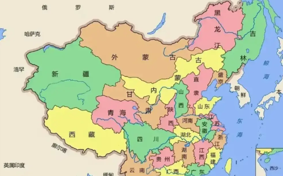 清朝应该是历朝历代中巅峰版图维持最久的！

从1758年收了新疆，到1858年开