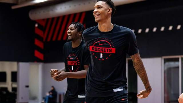 10+5+6，谢泼德适应新定位，火箭队锋线升级打法 持球进步罚球5中5