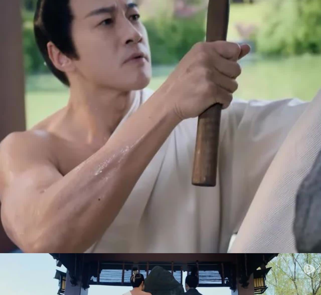 肖战的沐浴照不让我眼馋

刘宇宁的腱子肉也不让我心动

万万没想到，50
