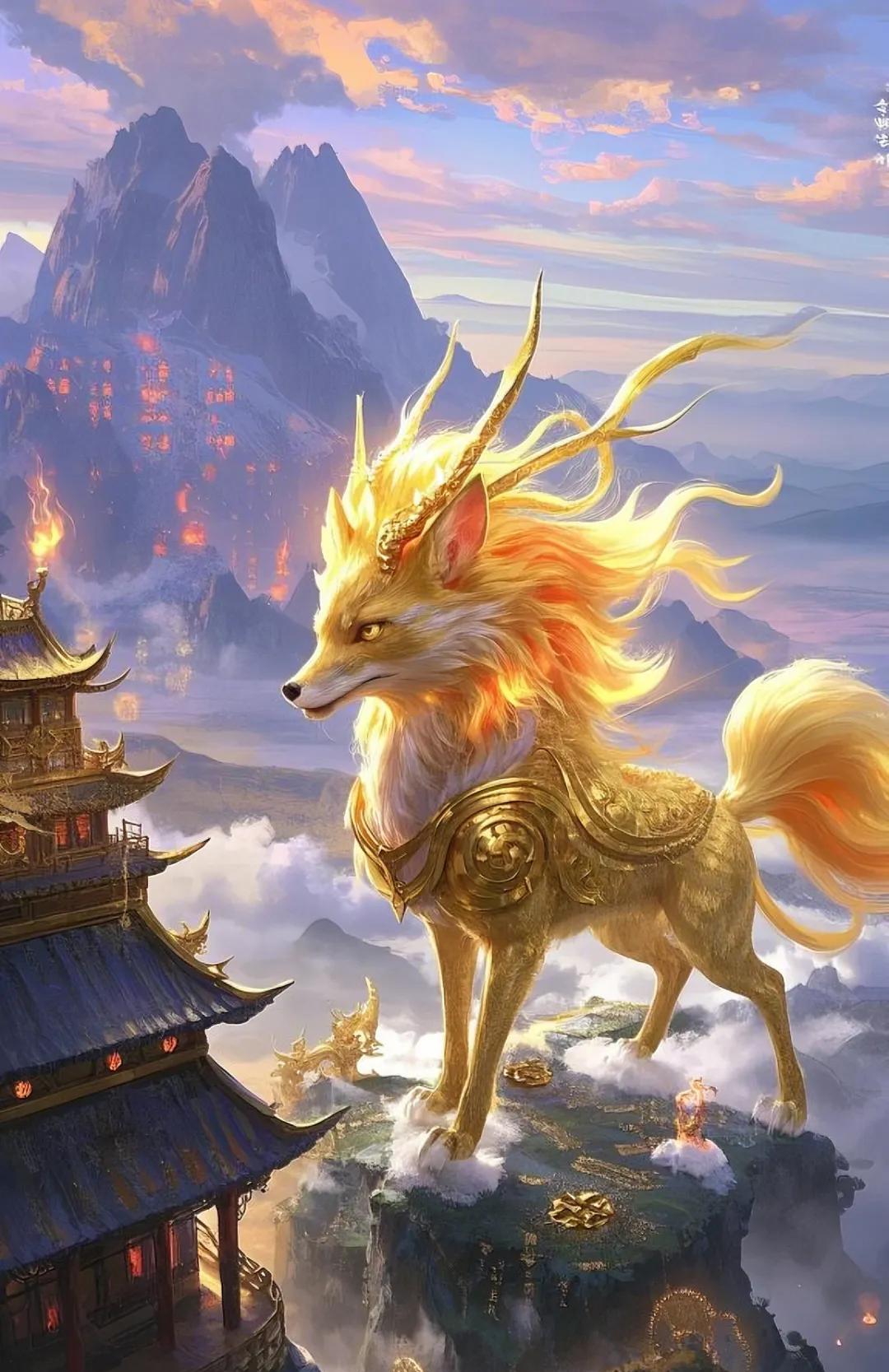 别划走，见神兽者，增寿百岁
快点留言“增寿百岁”
白民之国有乘黄，
长得像狐，背