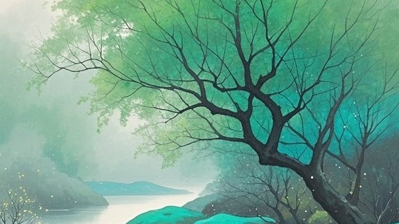 风水小知识，阴宅跟前儿种树有讲究