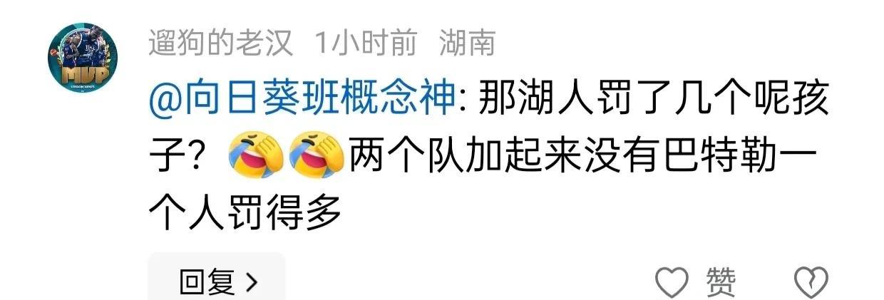 湖人有些球迷是真的不看球啊！还搁这说巴特勒罚球多呢，球么球不看，就在网上到处复制