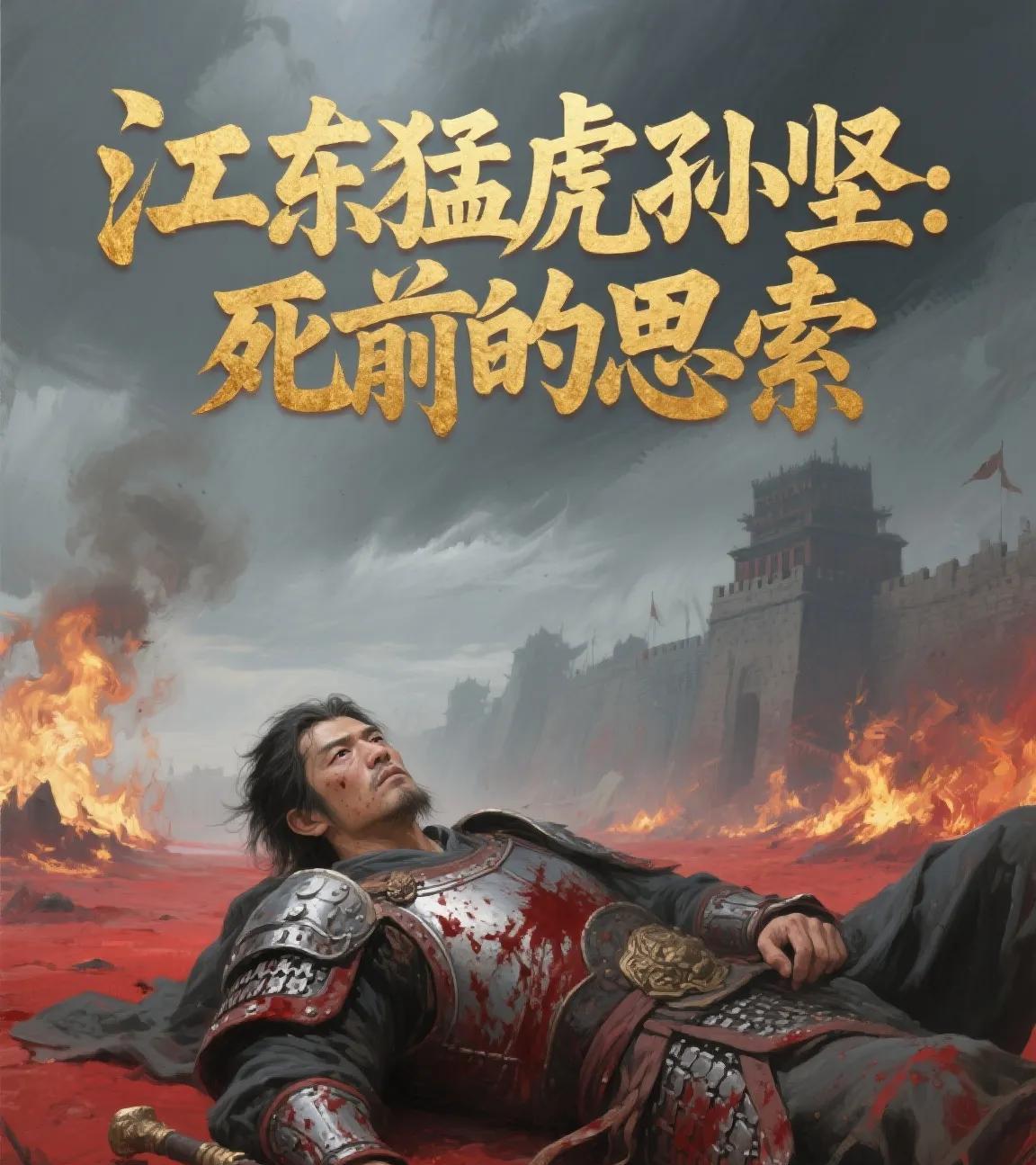 江东猛虎孙坚死的太早，他死前会不会后悔自己的决定呢？
一支冷箭呼啸而过，37岁的